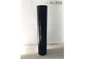 BLACK-H0141-50TL - Black Handmade Colour Vase, Height 50 cm.